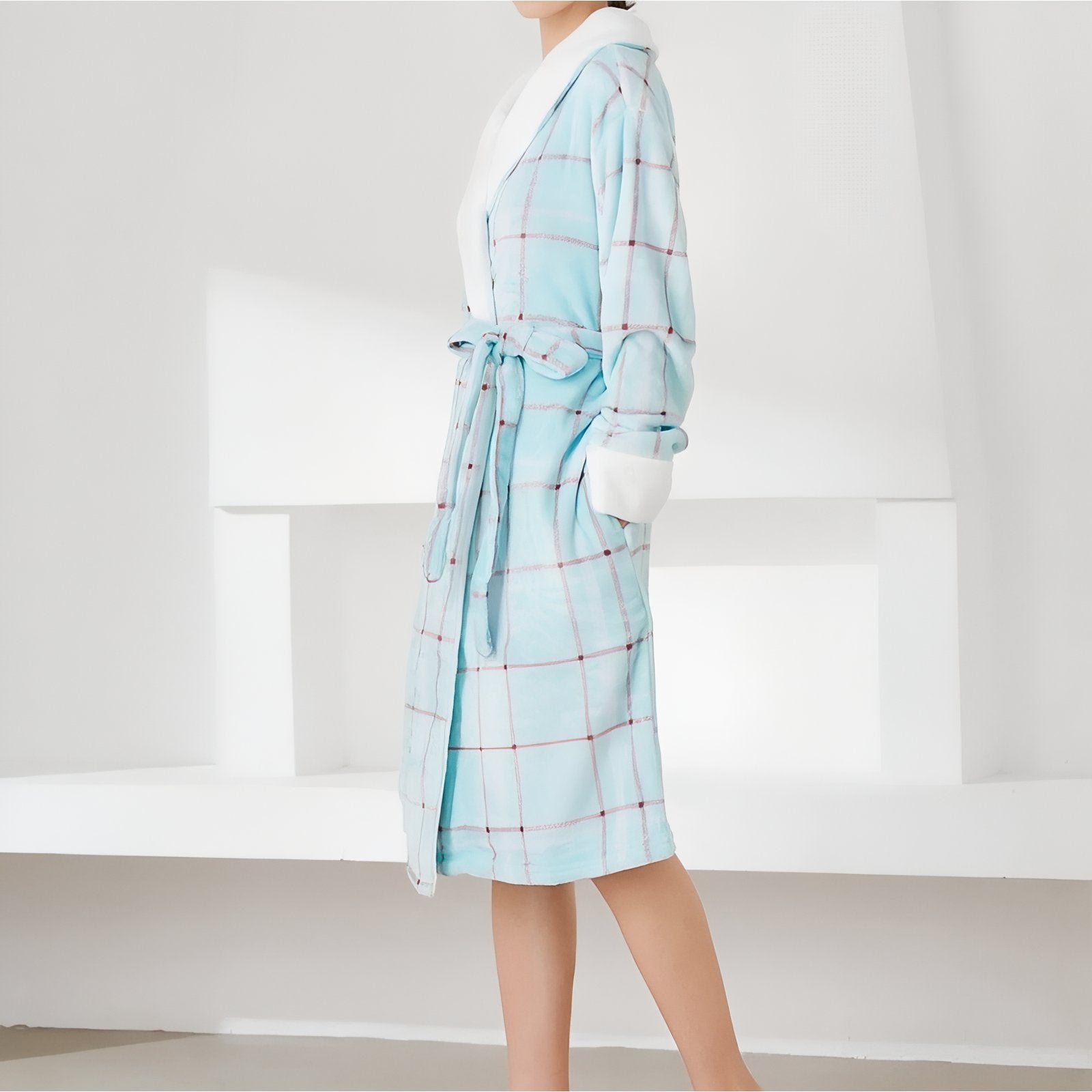 Peignoir à Carreaux 