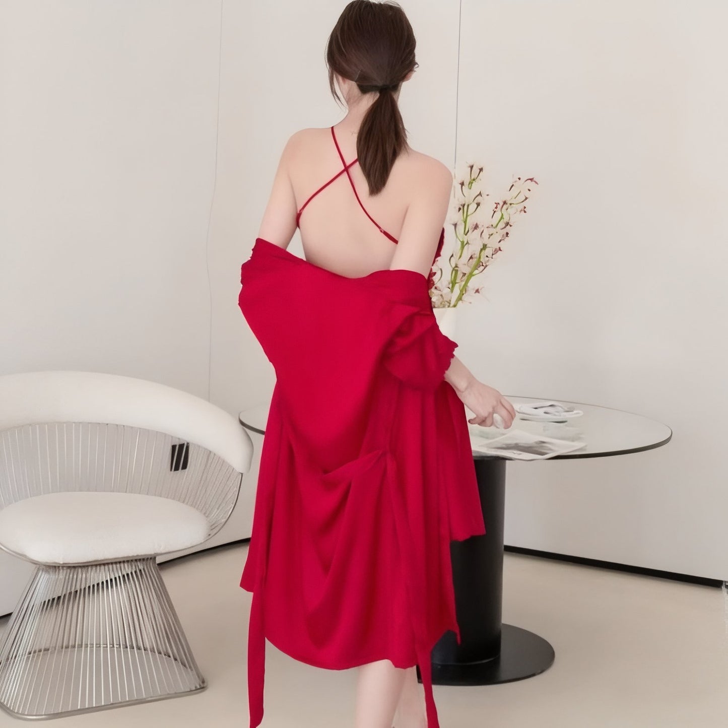 Ensemble Nuisette et Kimono 