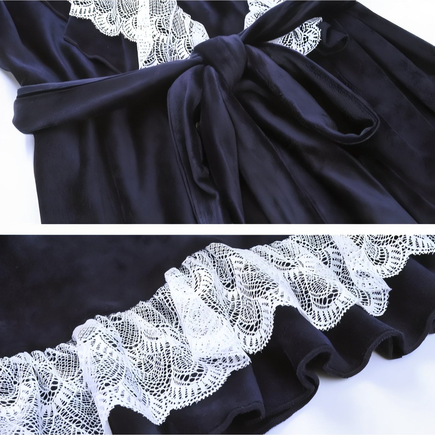 Robe de Chambre Femme Velours Luxe 