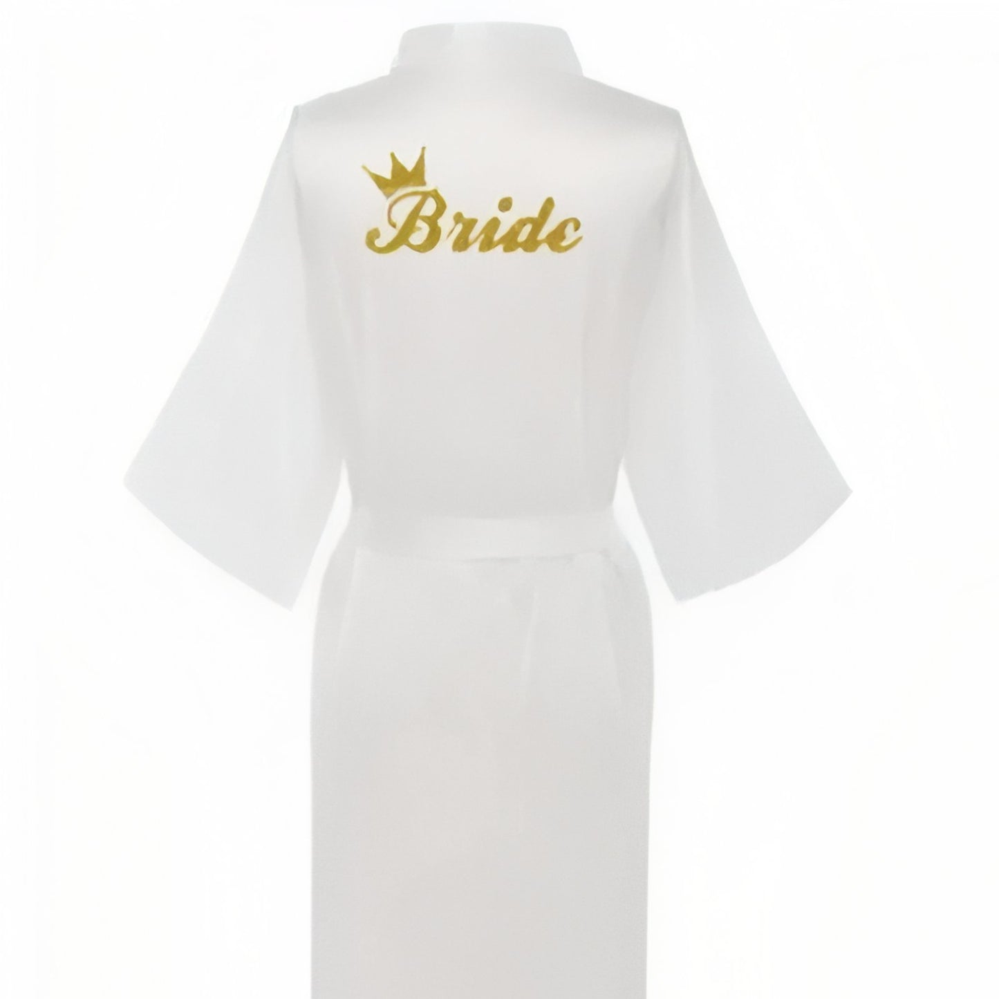 Peignoir Mariée Satin Personnalisé 7 S 