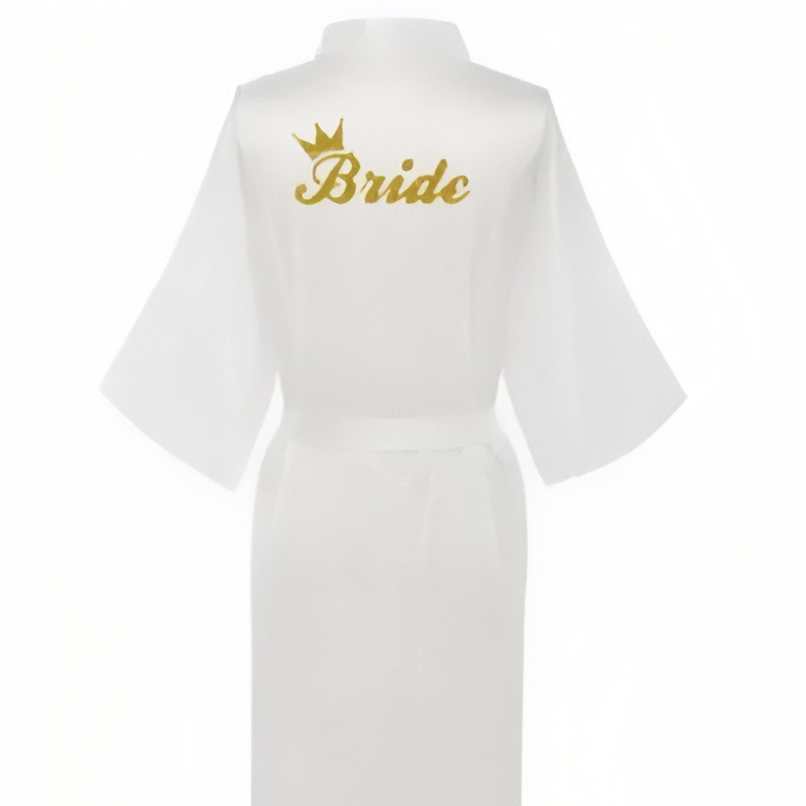 Peignoir Mariée Satin Personnalisé 7 S 