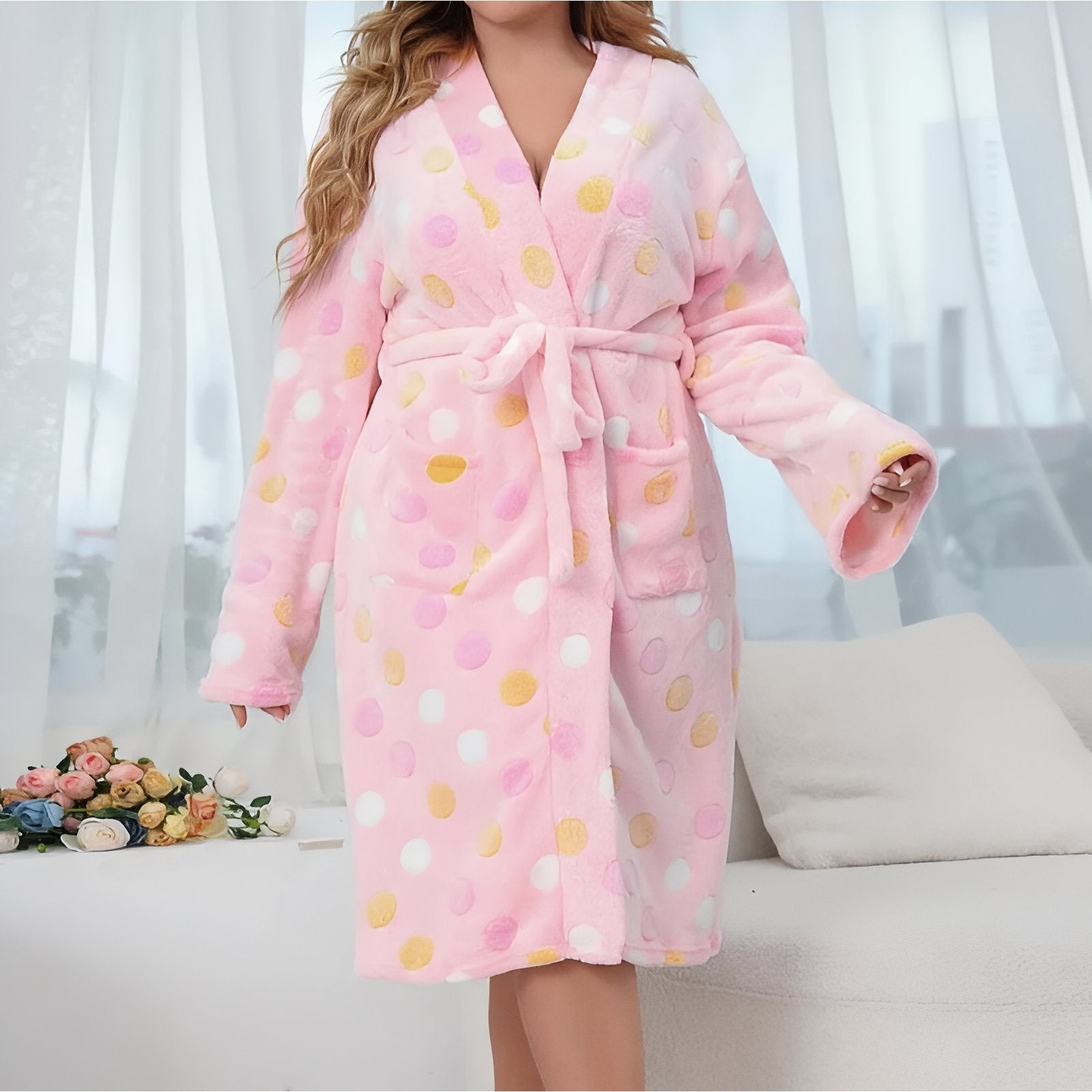 Peignoir de Bain Grande Taille pour Femme 