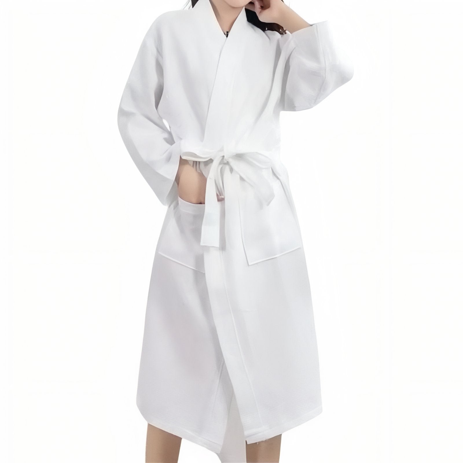 Peignoir Blanc Personnalisé Blanc Taille Unique 
