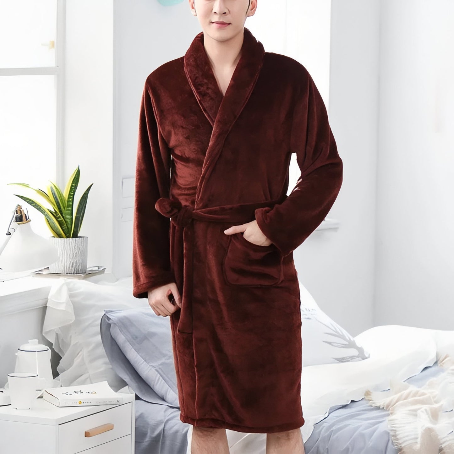 Peignoir Homme Doux et Chaud 