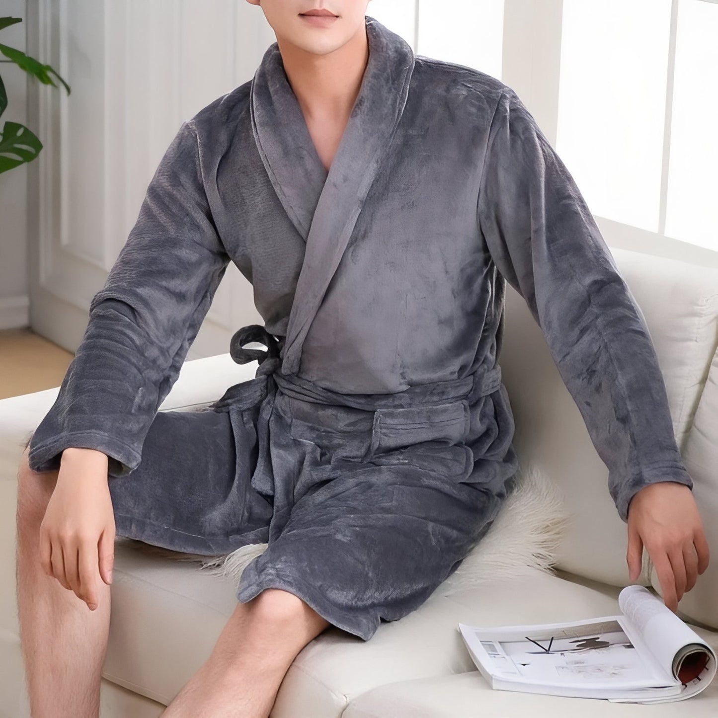 Peignoir Flanelle Homme 