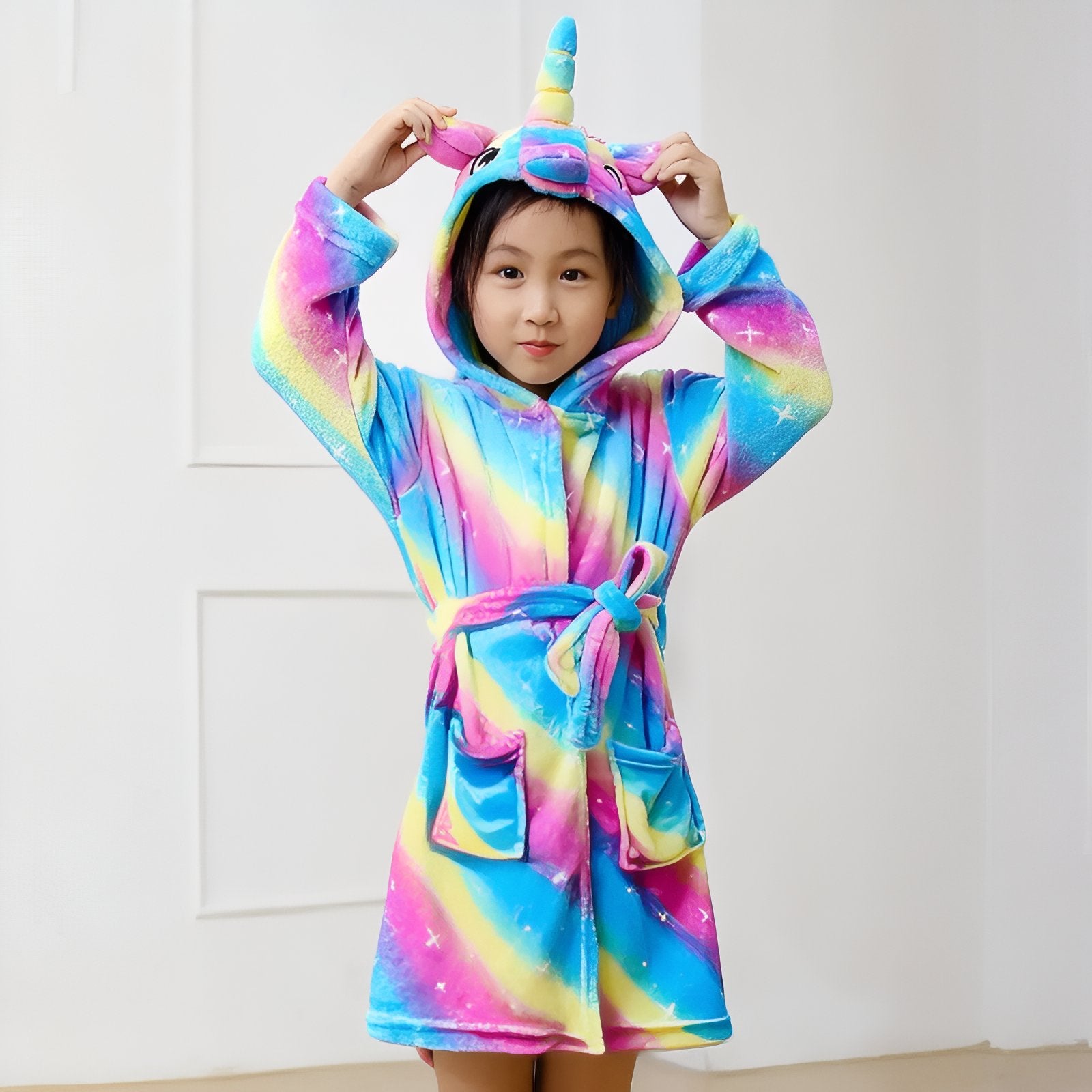 Peignoir Fille Licorne 