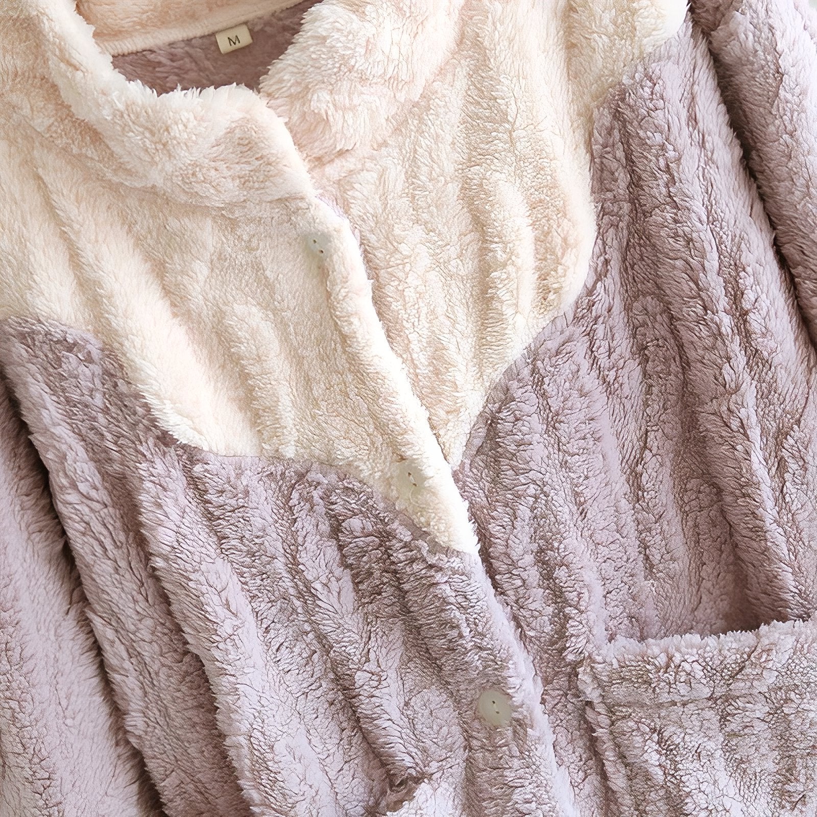 Robe de Chambre Femme Fermeture Boutonnée Devant 