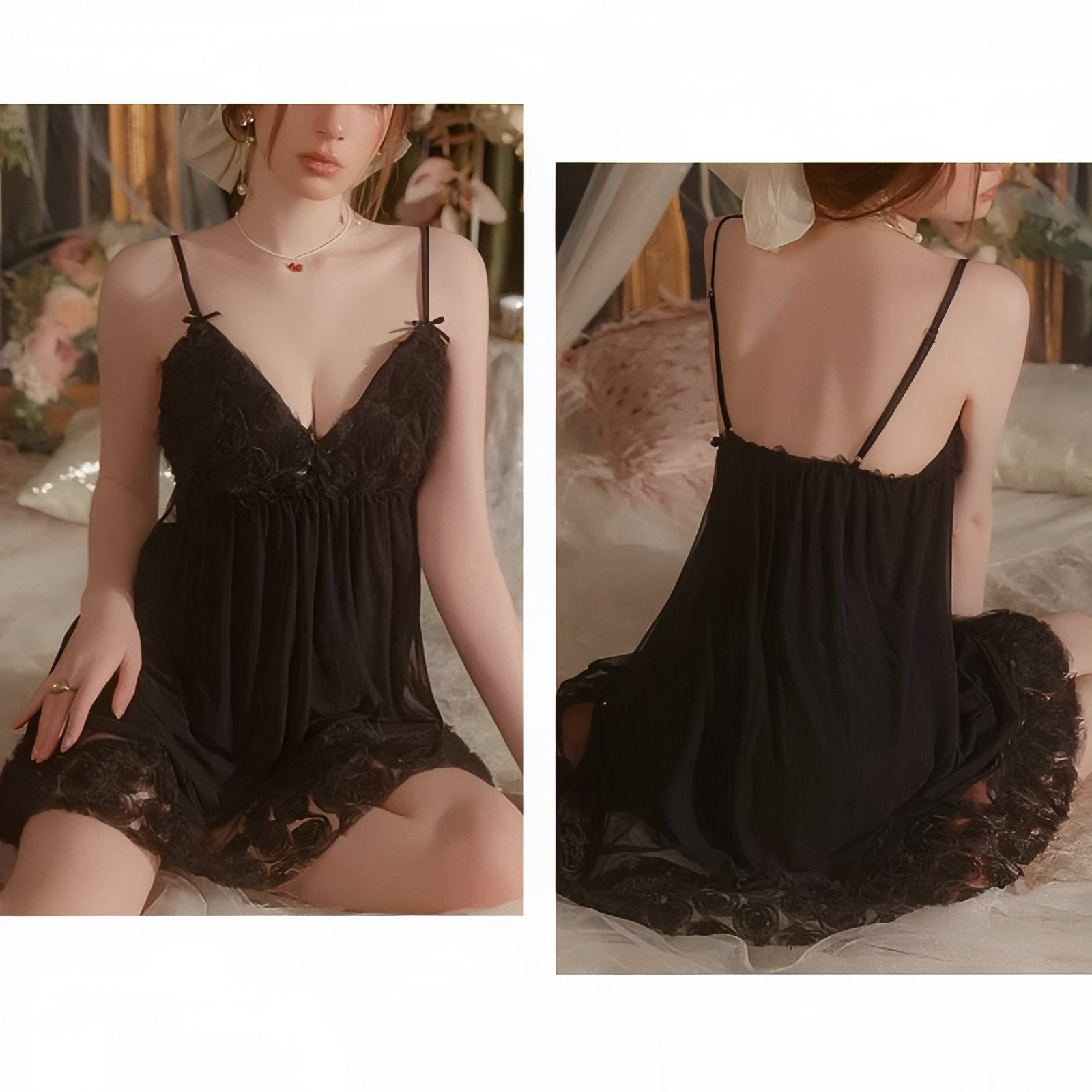 Ensemble Nuisette et Peignoir Chic 