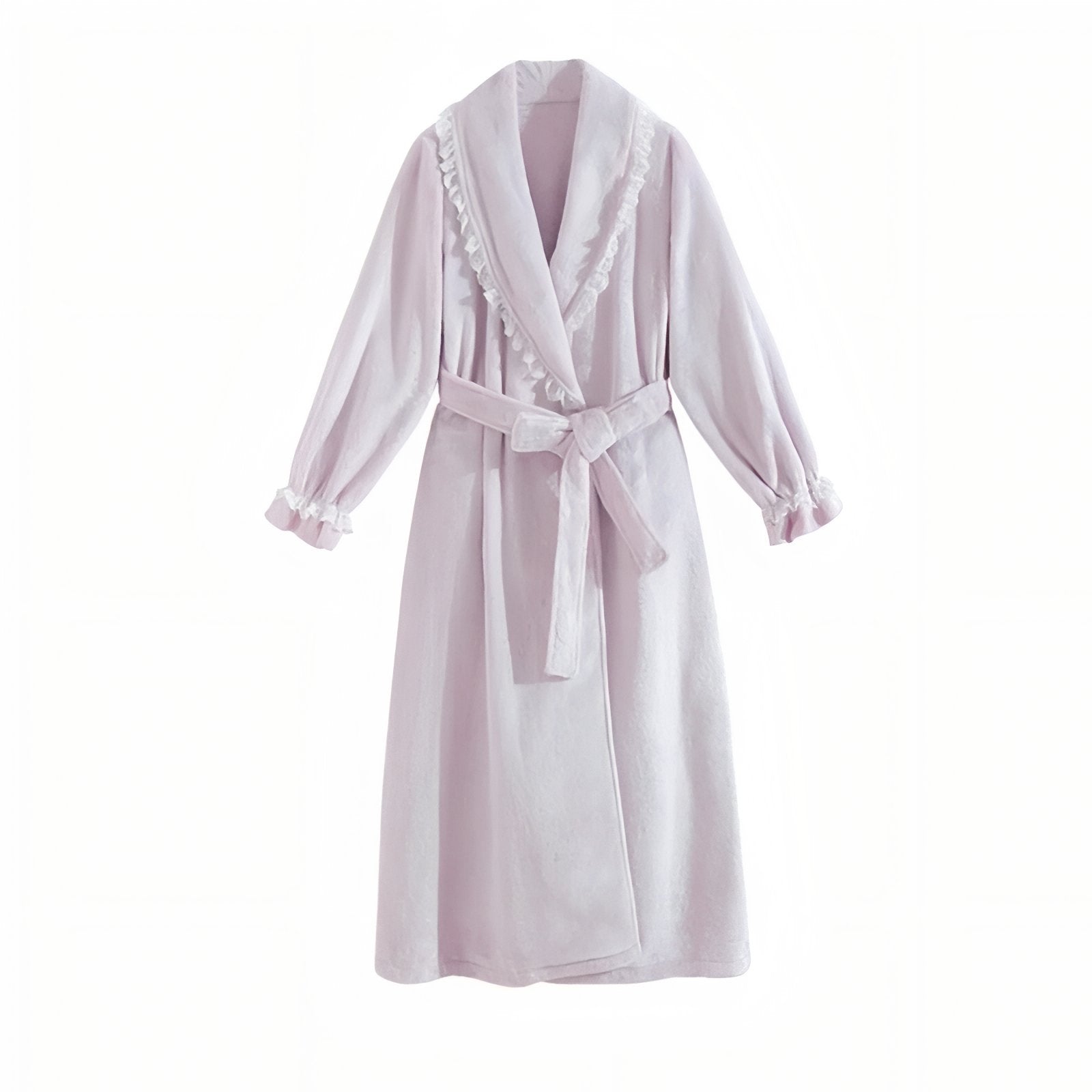 Peignoir de Bain Vintage Femme Violet Pâle M 