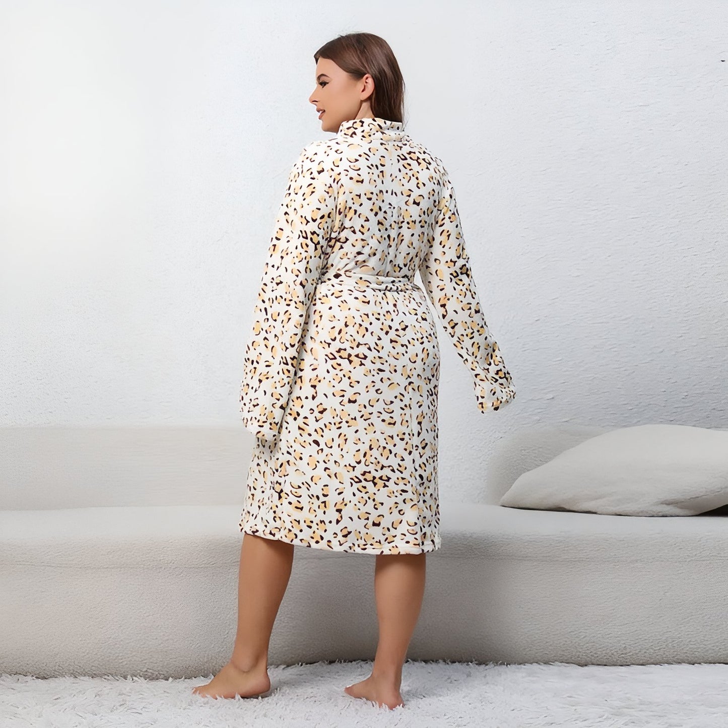 Peignoir de Bain Grande Taille pour Femme 