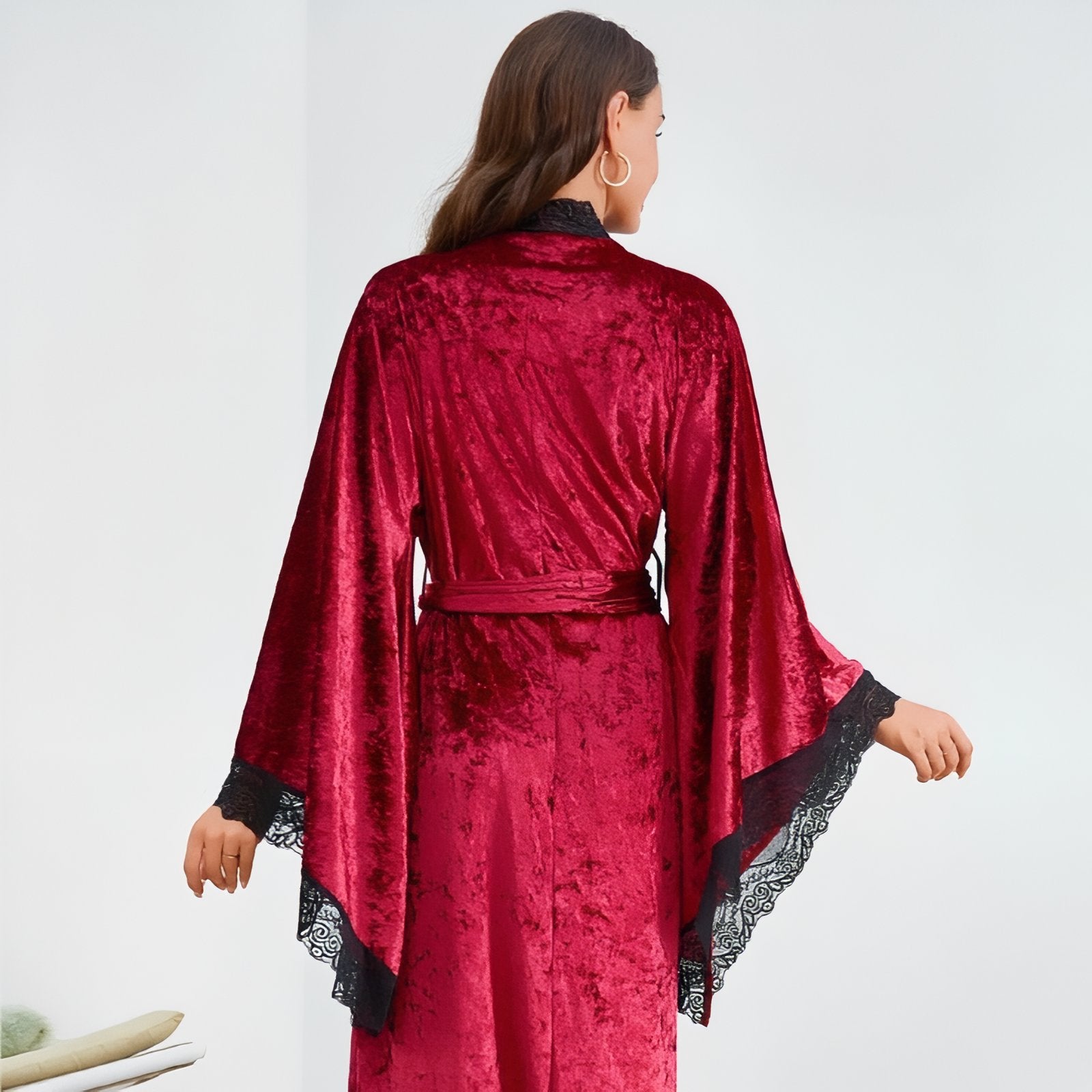 Peignoir Velours Femme Long 