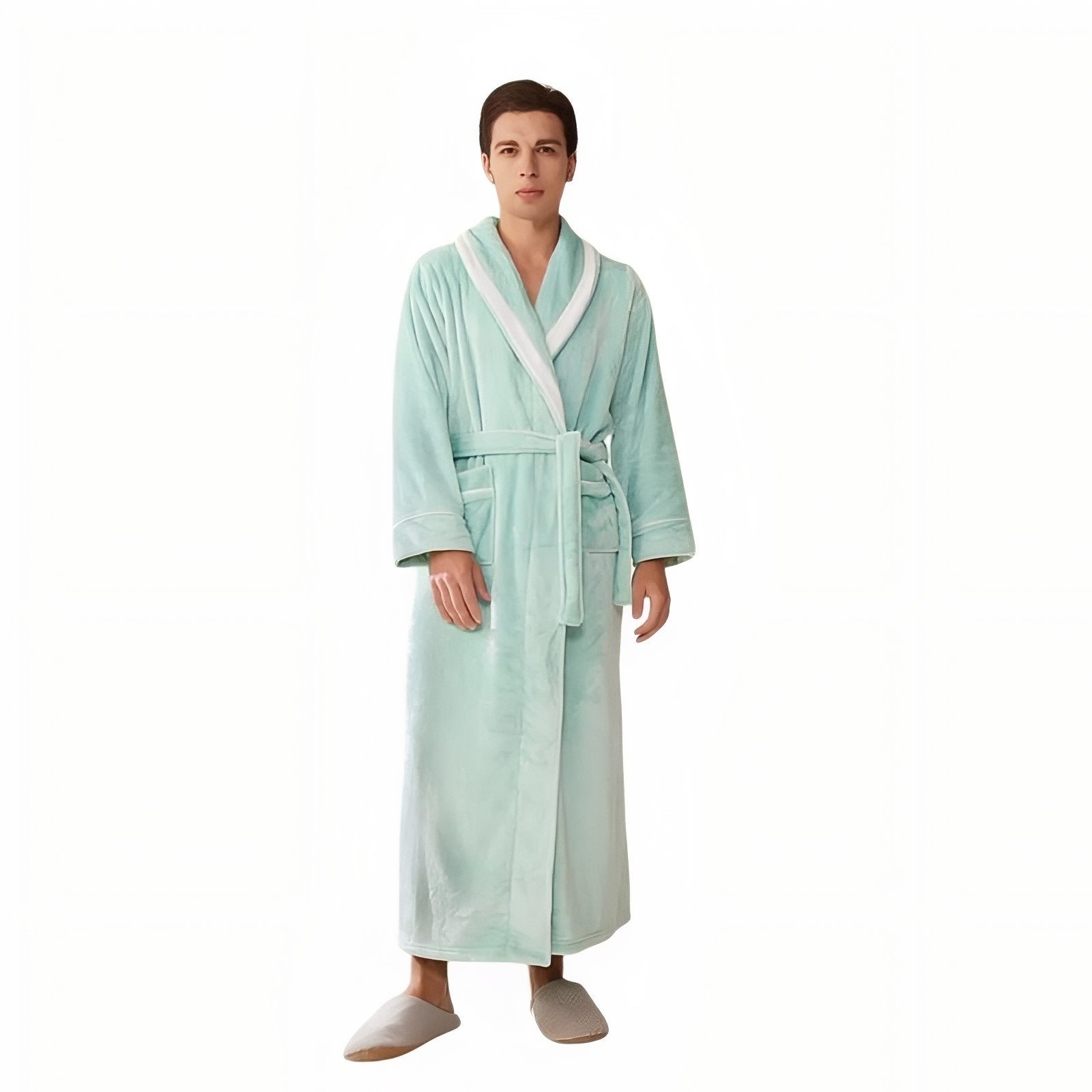 Peignoir de Bain Unisexe Vert Menthe (Homme) M 