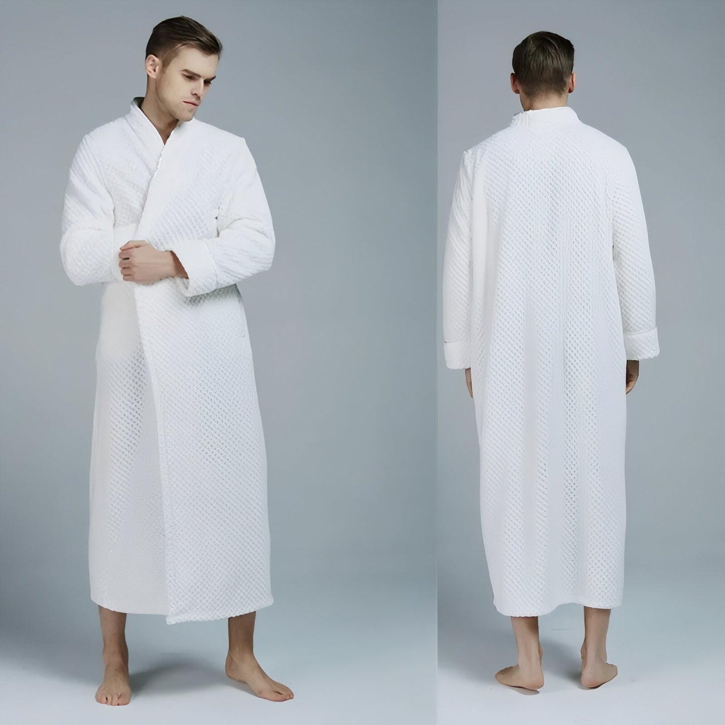 Peignoir Homme Polaire Fermeture Eclair 