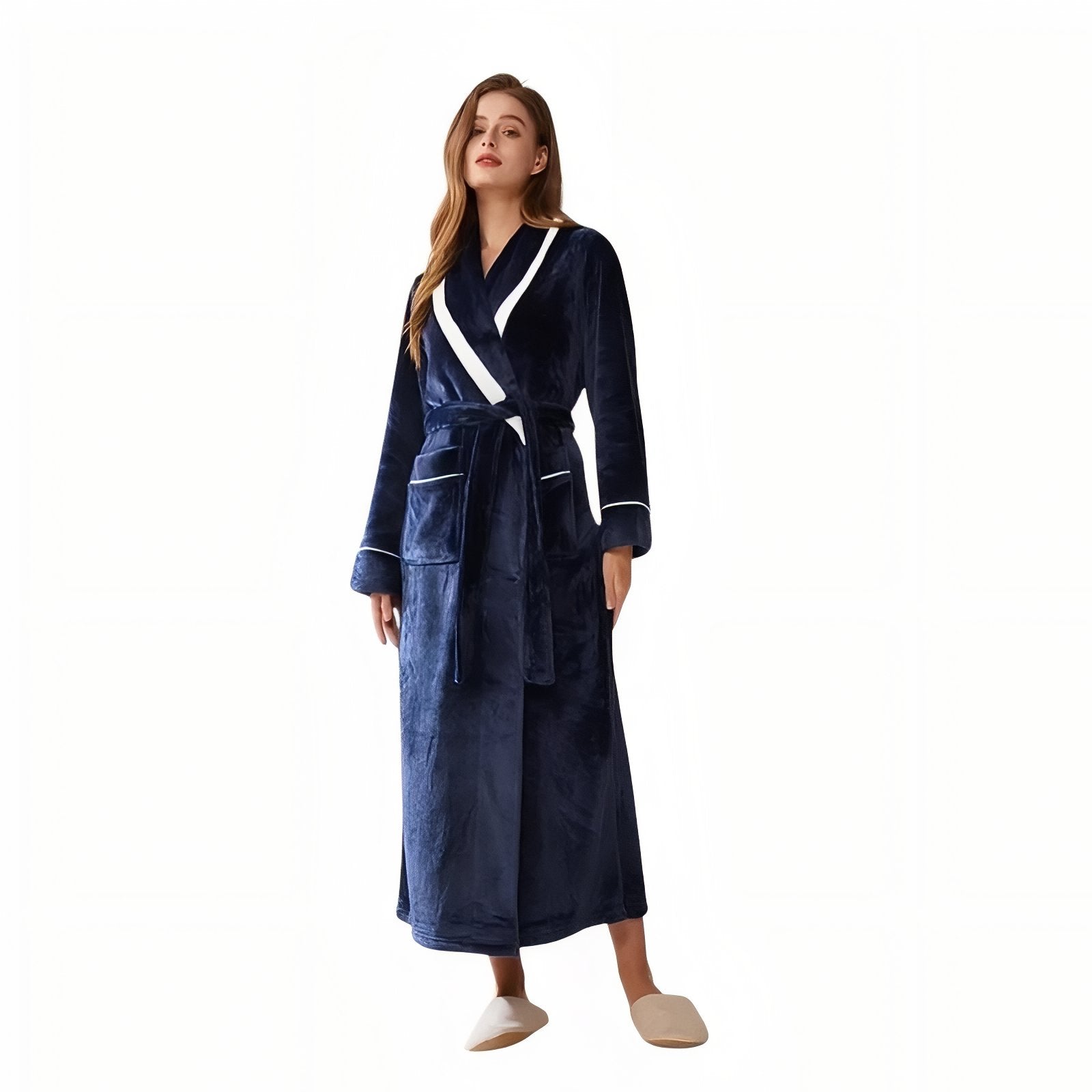 Peignoir de Bain Unisexe Bleu Nuit (Femme) M 