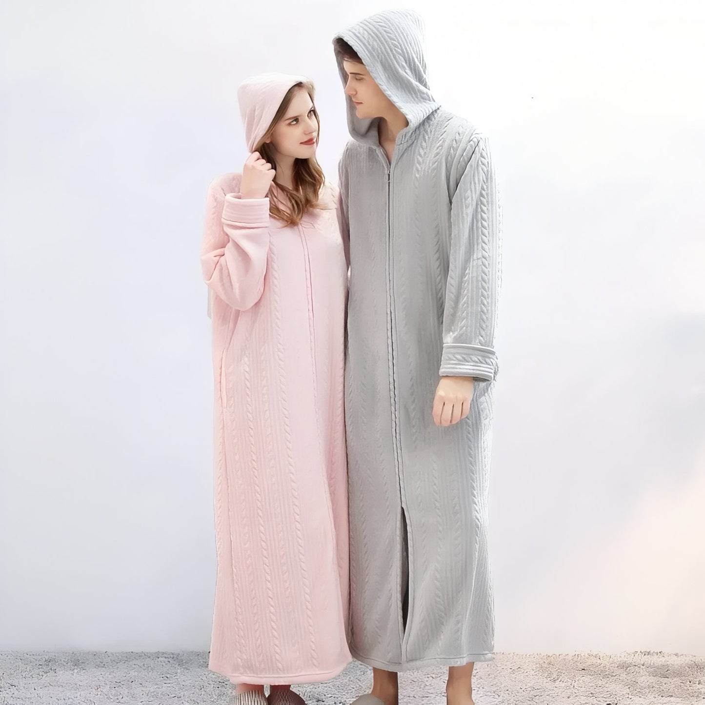 Robe de Chambre Fermeture Eclair 