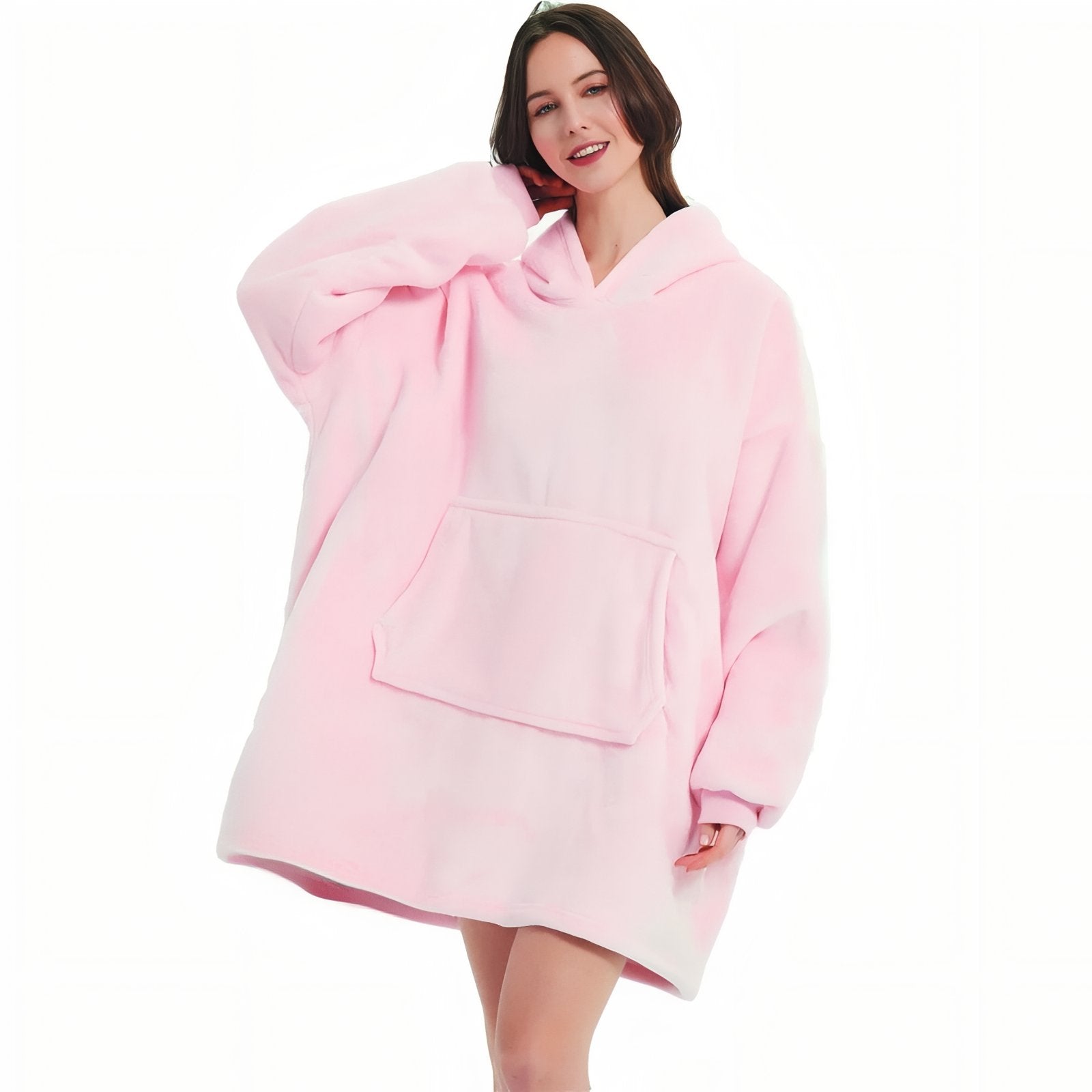 Sweat Plaid Rose Rose Bonbon Taille Unique 