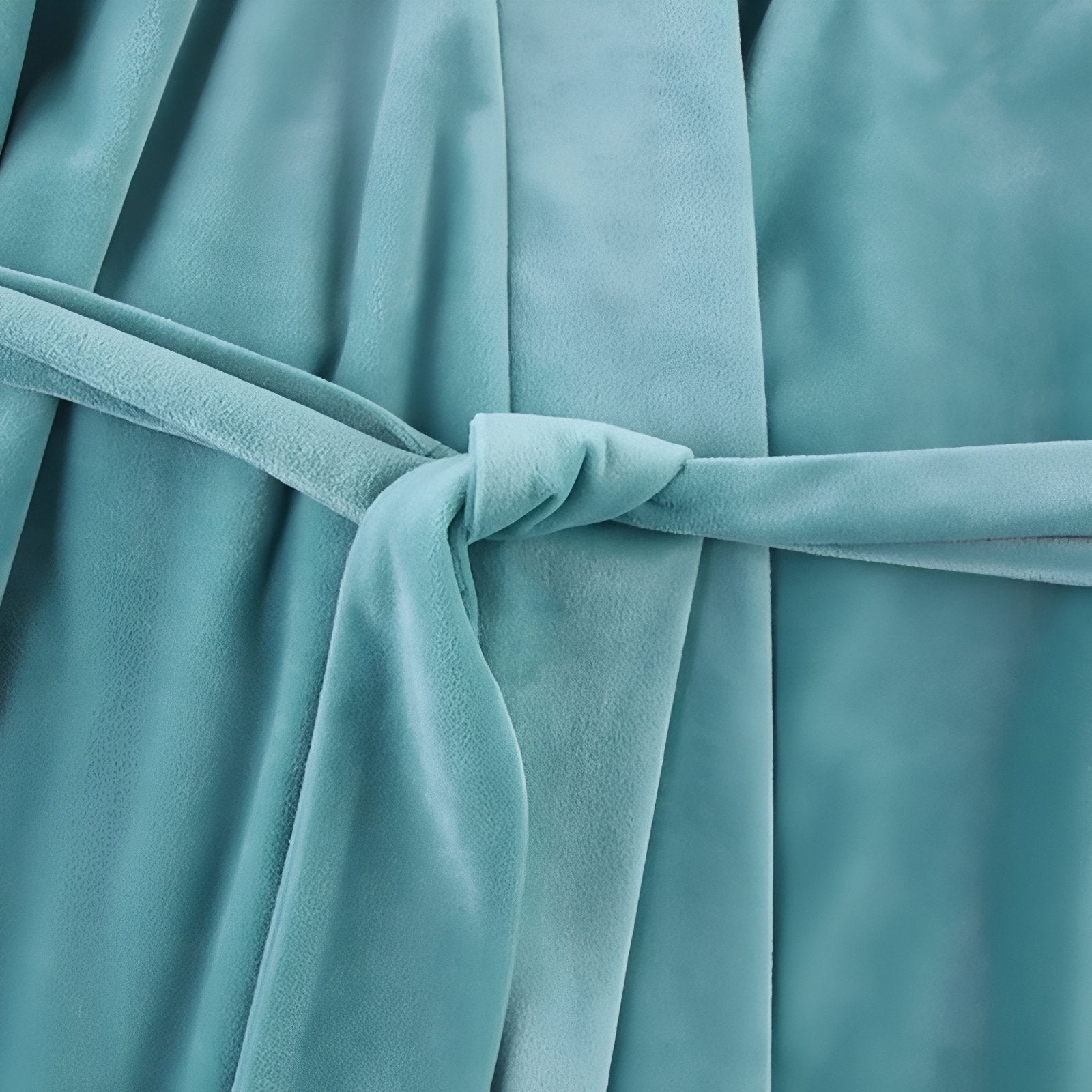 Peignoir Femme Court Velours Satiné 