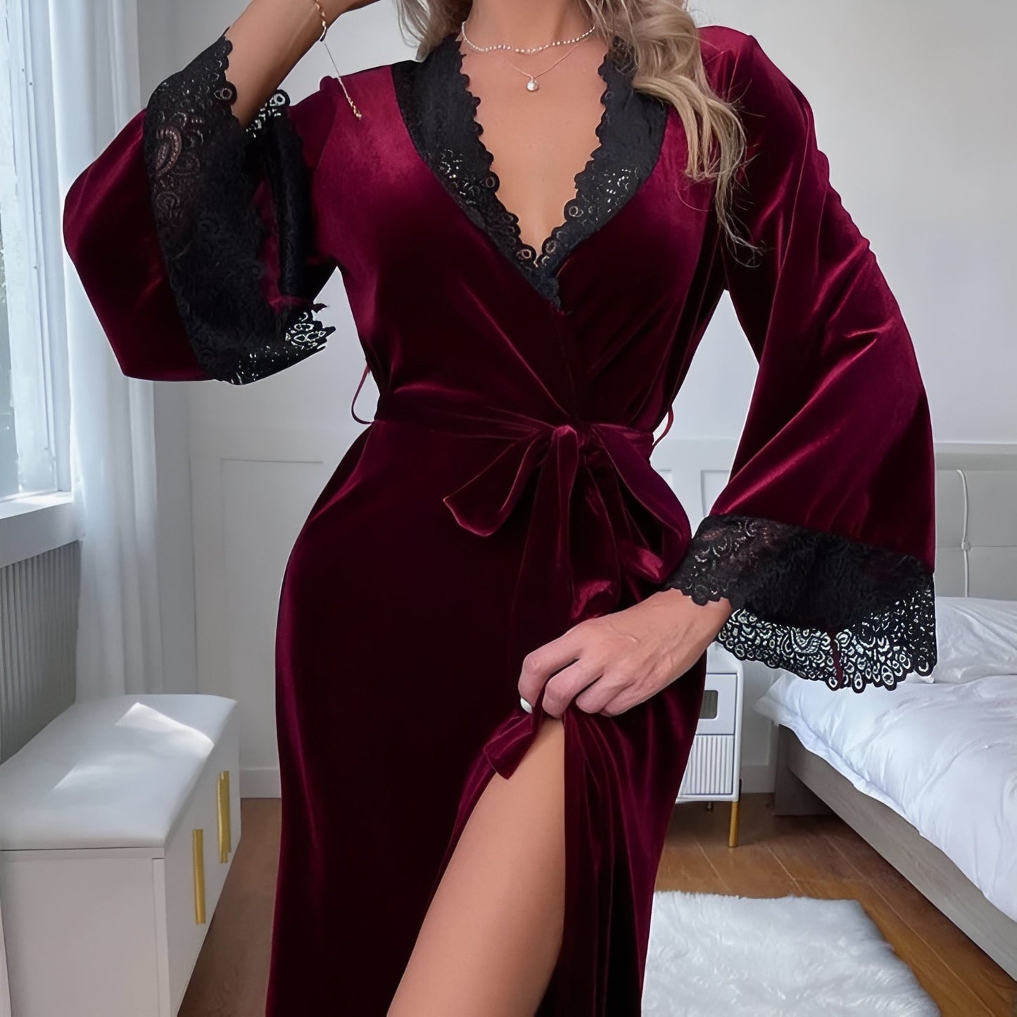 Robe Kimono Velours 