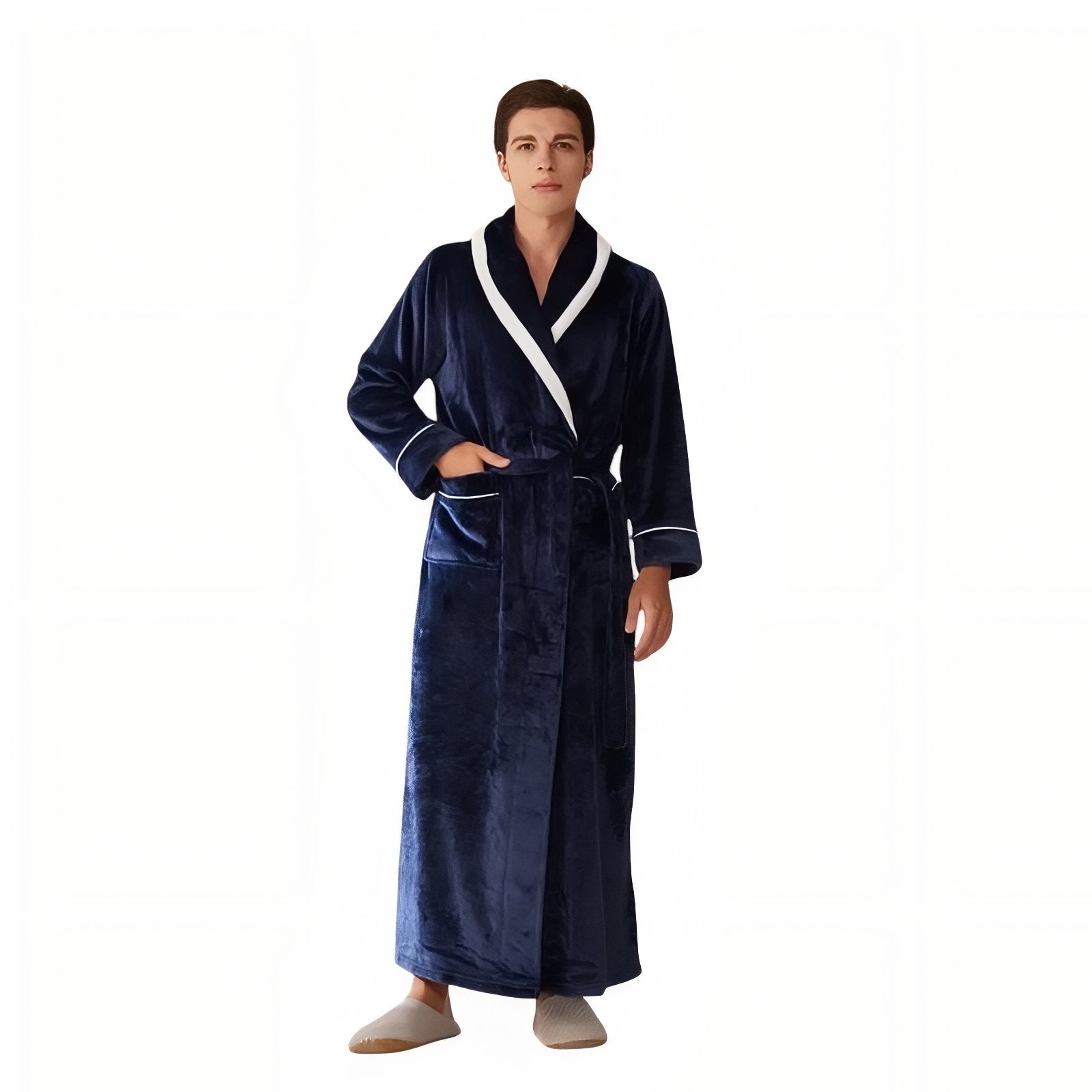 Peignoir de Bain Unisexe Bleu Nuit (Homme) M 