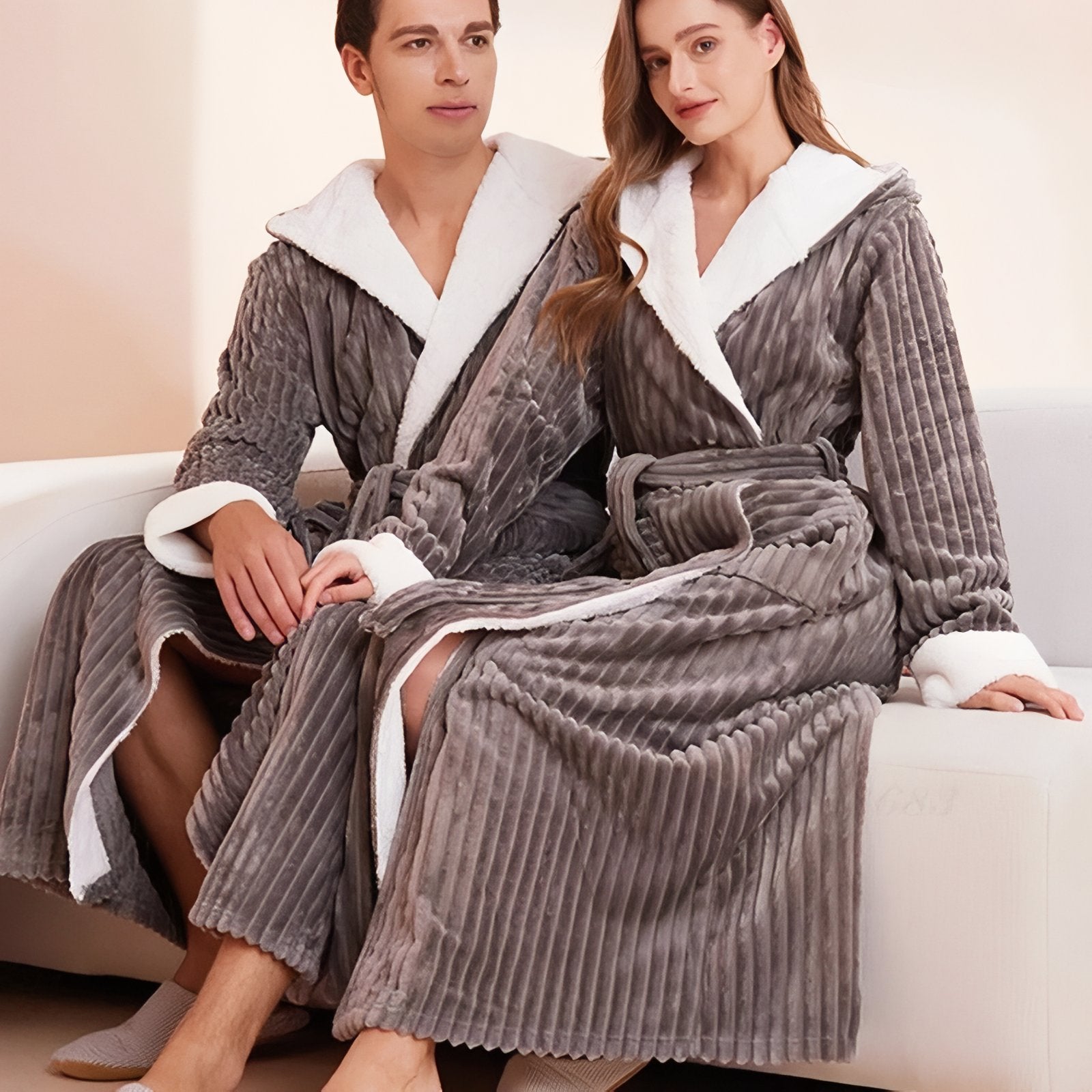 Peignoir Homme Luxe Velours 