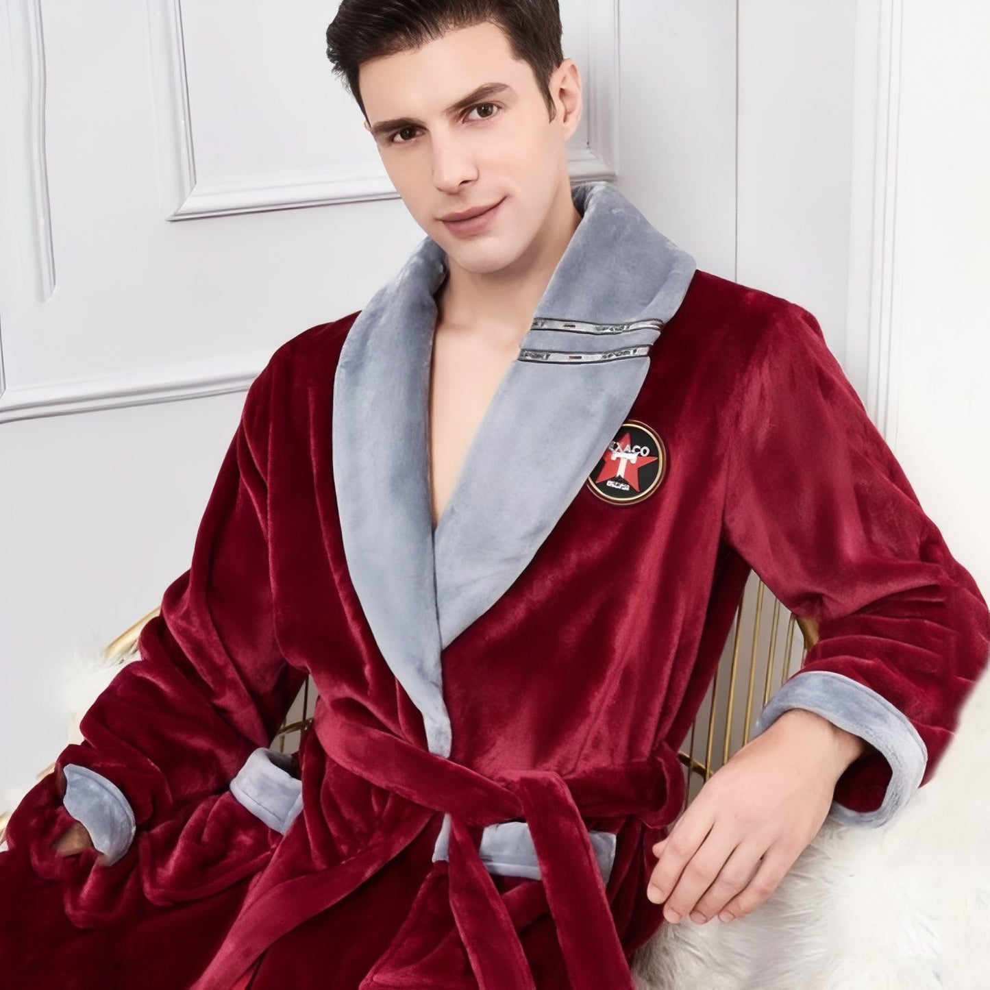 Peignoir De Bain Eponge Homme 