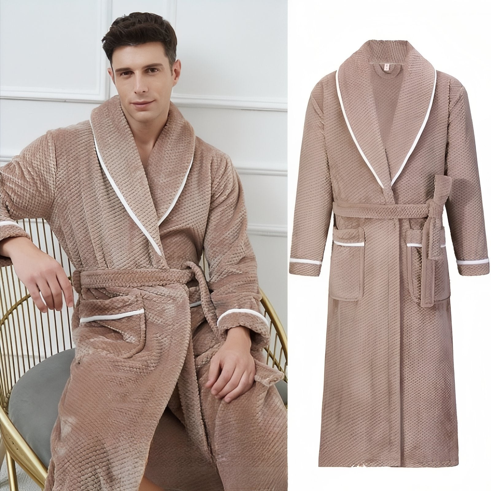 Peignoir Homme Eponge Epais 