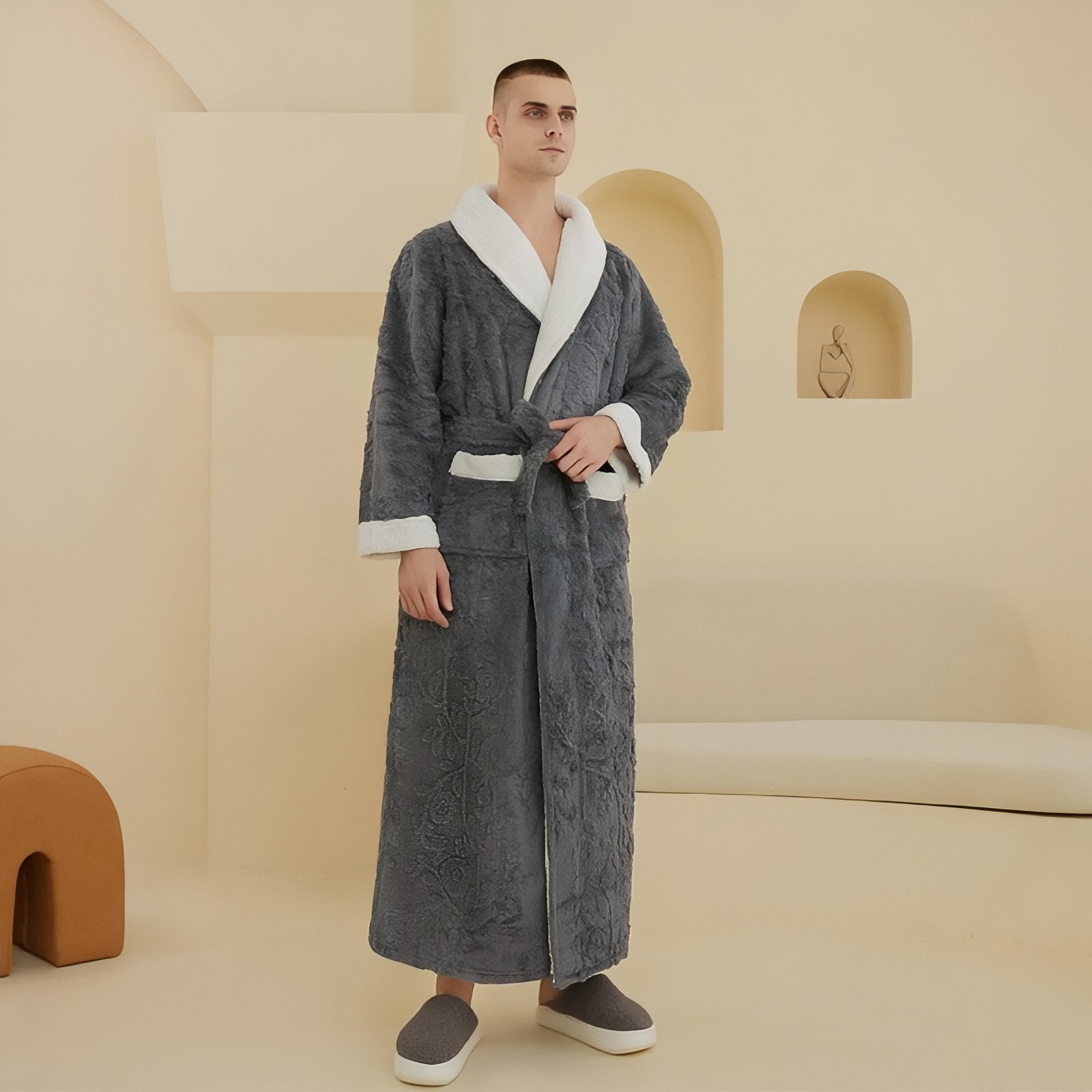 Grand Peignoir Chaud Homme 