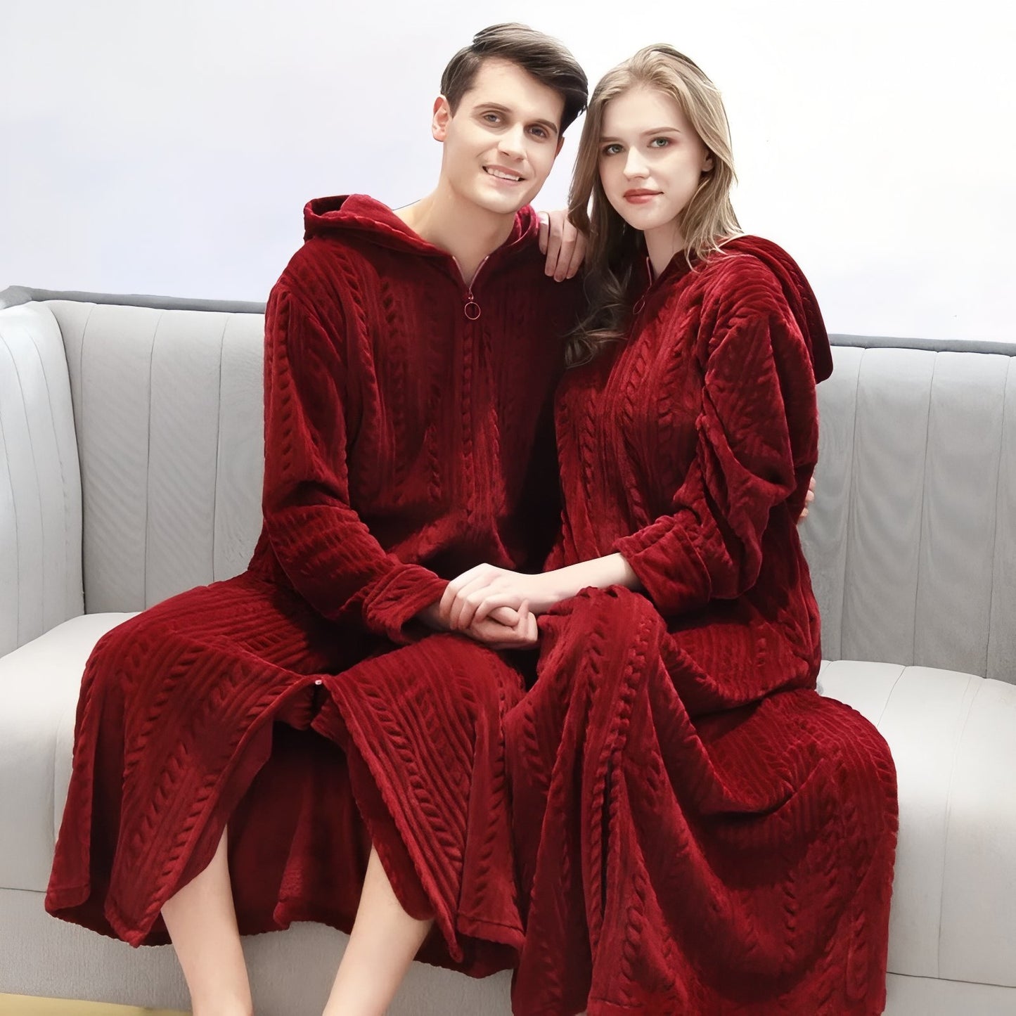 Robe de Chambre Fermeture Eclair 