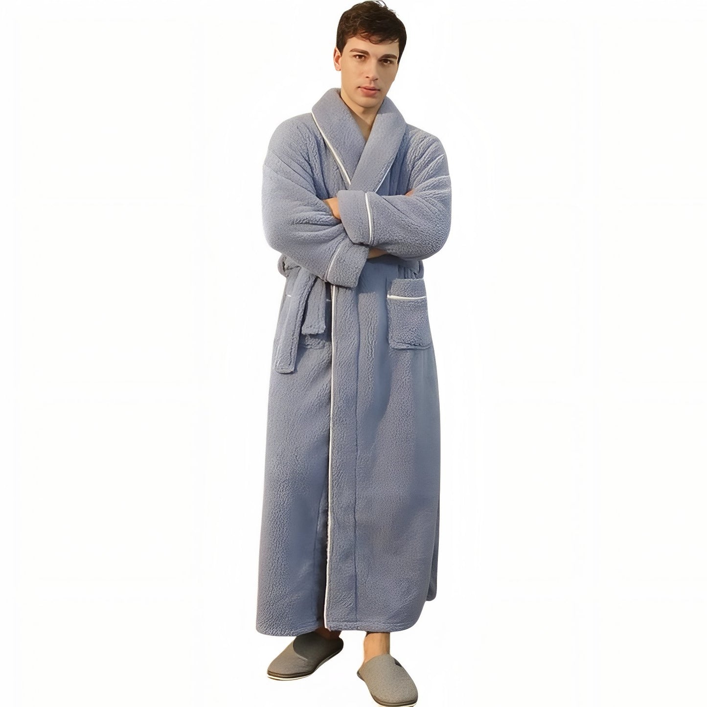 Peignoir Homme et Femme Assortis Bleu Ciel (Femme) M 