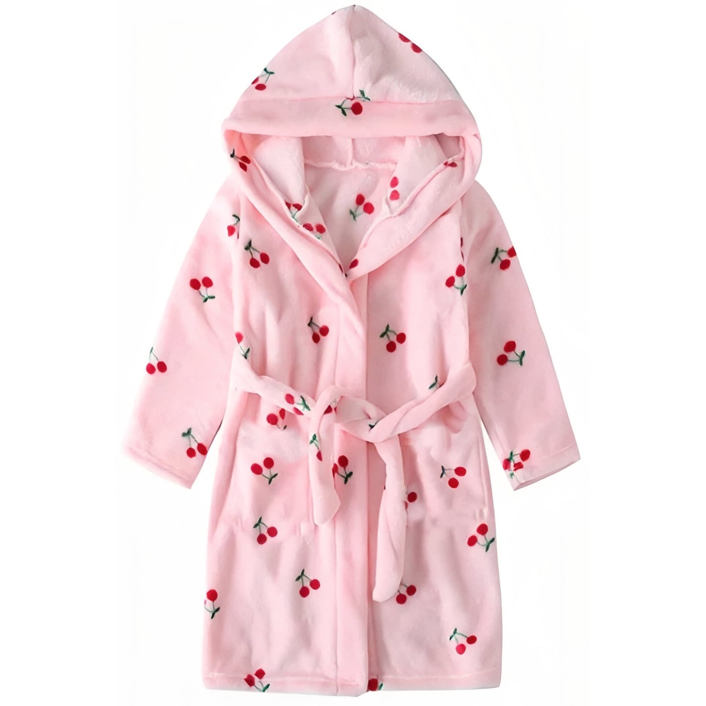Peignoir Polaire Enfant 3 ans Rose 3 ans (taille 90-100cm) 