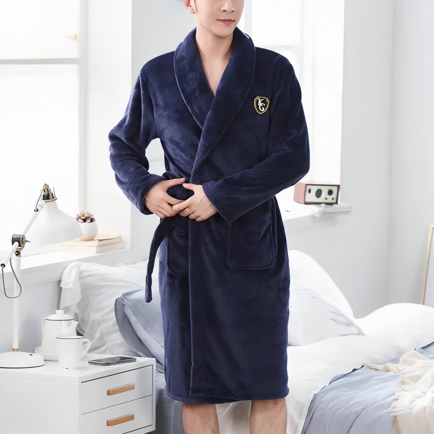 Peignoir Homme Doux et Chaud 